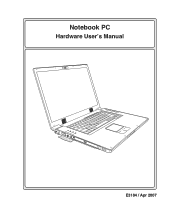 Asus W2W W2W Hardware User's Manual for English