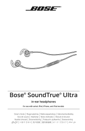 Bose SoundTrueUltra In-ear Owner's guide - Apple