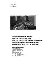 Cisco 7961G-GE Phone Guide