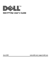 Dell P713W User's Guide