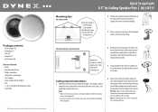 Dynex DX-CSP215 Quick Setup Guide (English)