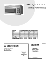 Electrolux GLMV169HS Parts Catalog