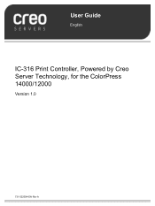 Konica Minolta C7090 IC-316 User Guide