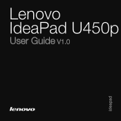 Lenovo U450p Lenovo IdeaPad U450p User Guide V1.0