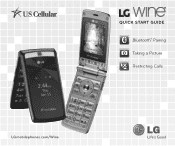 LG UX280 Red Quick Start Guide - English