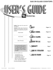 Maytag MGC6536BDB User Guide