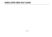 Nokia 6260 User Manual