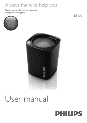 Philips BT100W User manual