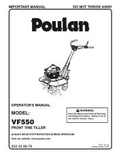 Poulan VF550 User Manual