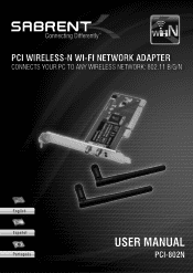 Sabrent PCI-802N User Manual