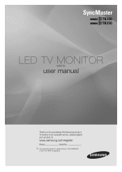Samsung T22B350ND User Manual Ver.02 (English)
