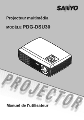 Sanyo PDG-DSU30 Owner's Manual French