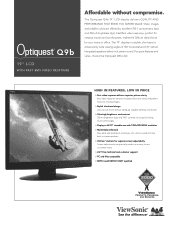 ViewSonic Q9b Q9b PDF Spec Sheet