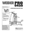 Weider Pro 9450 German Manual
