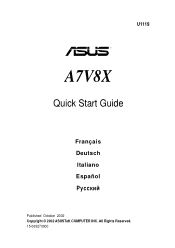 Asus A7V8X Motherboard DIY Troubleshooting Guide