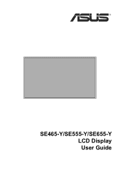 Asus SE555-Y SE465SE555SE655 Series User Guide