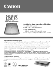 Canon CanoScan LiDE 30 CSLiDE30_spec.pdf