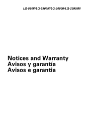 Epson LQ-2090II Notices and Warranty