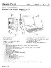 HP dx2280 dx2280 Quick Reference Guide