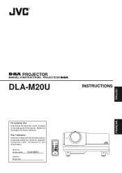 JVC DLA-M20U DLA-M20U User instruction manual (2968KB)