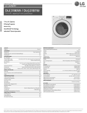 LG DLE3180W Owners Manual - English