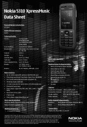 Nokia 5310 WHITE Brochure