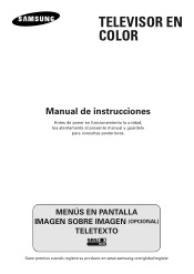 Samsung CW-29M166V User Manual (user Manual) (ver.1.0) (Spanish)
