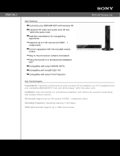 Sony DMX-WL1R Marketing Specifications