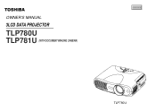 Toshiba TLP 780 Owners Manual