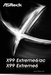 ASRock X99 Extreme6/ac User Manual