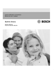 Bosch HBL8650UC Use & Care Manual (all languages)