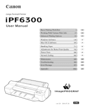 Canon imagePROGRAF iPF6300 iPF6300 User Manual ver.1.20