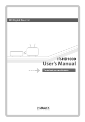 Humax IR-HD1000 User Manual