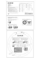 JVC CS-W120 Instruction Manual