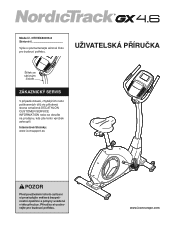 NordicTrack Gx 4.6 Bike Czechoslovakian Manual