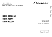 Pioneer DEH-X3500UI Owner's Manual