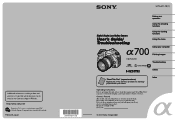 Sony DSLR-A700P User's Guide