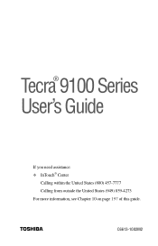 Toshiba Tecra 9100 User Guide