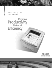 Xerox 3400N Product Brochures