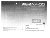Yamaha AX-55 Owner's Manual