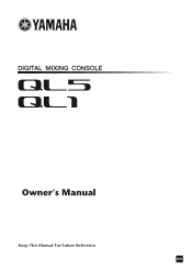 Yamaha QL1 Owner's Manual