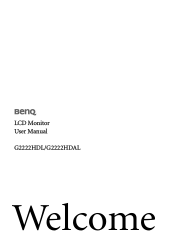 BenQ G2222HDH User Manual