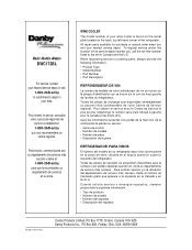 Danby DWC172BL Product Manual