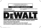 Dewalt DWE4222N Instruction Manual