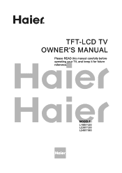 Haier L24B1180 Product Manual