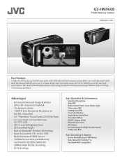 JVC GZ-HM960BUS Printer Friendly Specs