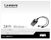 Linksys SPA942 Cisco WBP54G Wireless-G Bridge for Phone Adapters User Guide