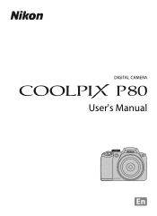 Nikon NKCPP80B1 P80 User's Manual