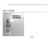 Nokia 6310I User Guide