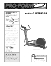 ProForm 485 E Elliptical Italian Manual